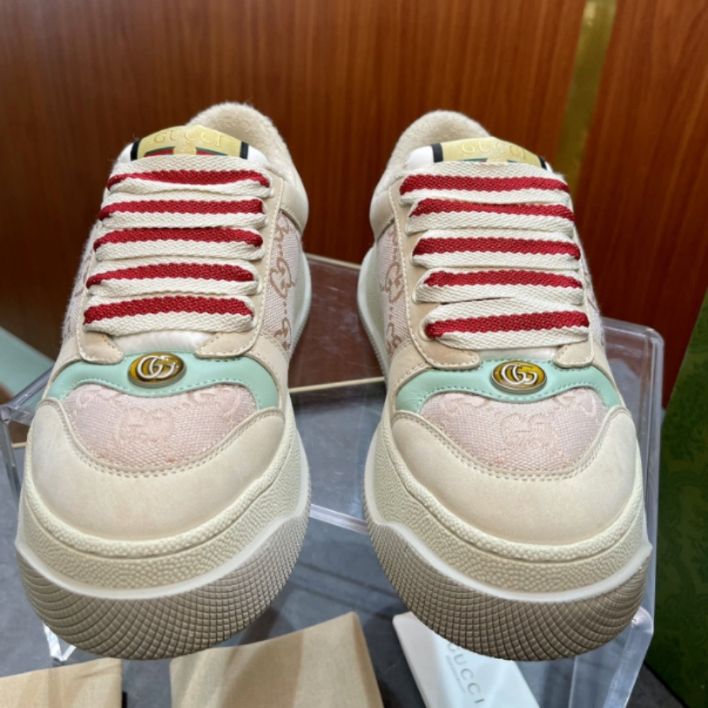 Gucci Screener Sneakers, Size 38